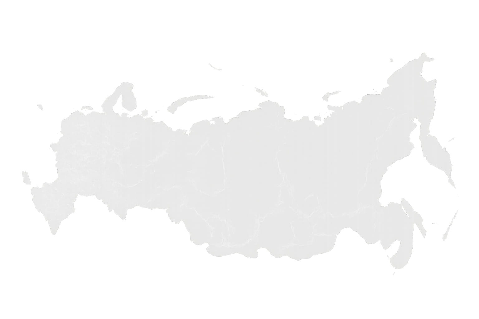 Карта России — города клиентов BankGra